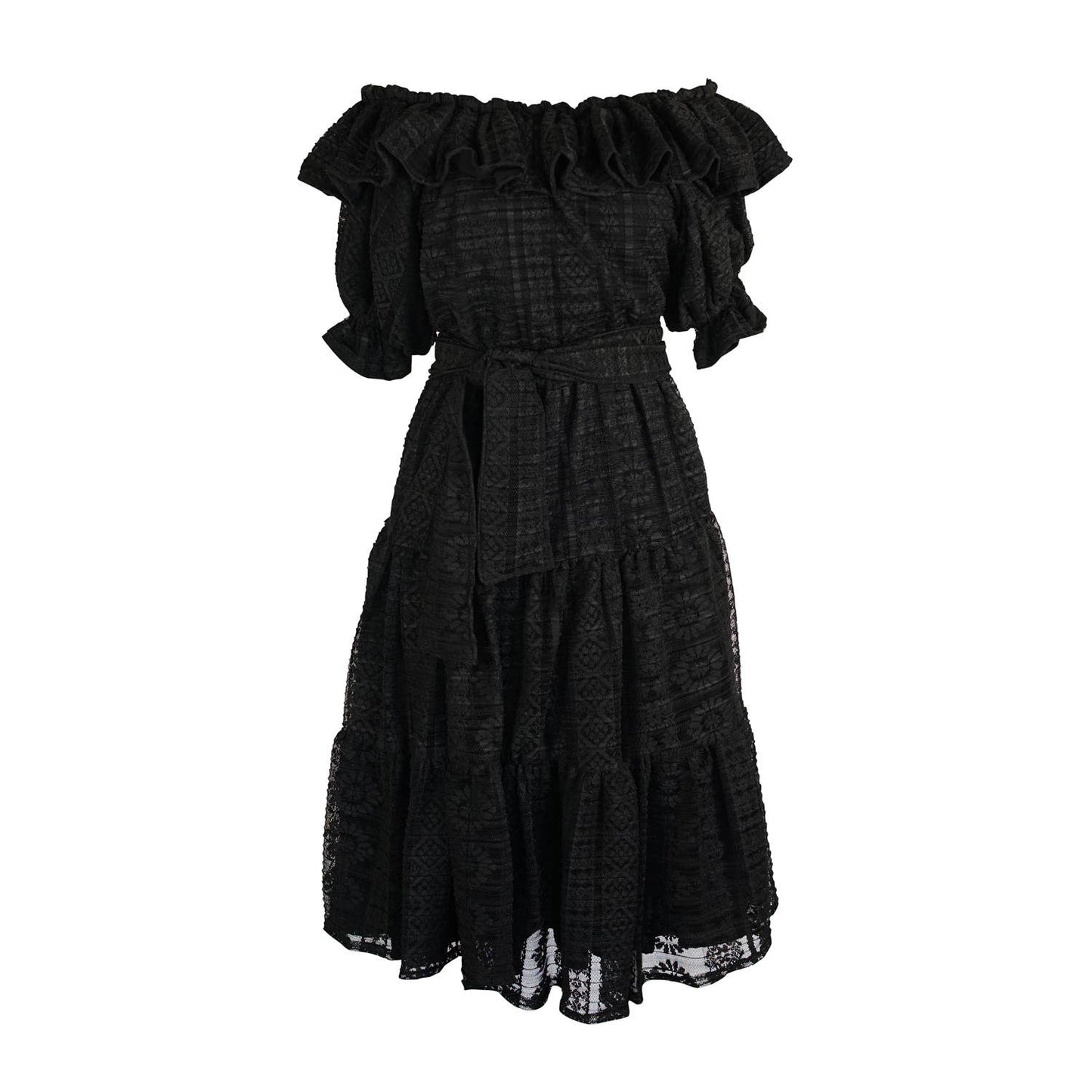 Black Lace Veranda Dress