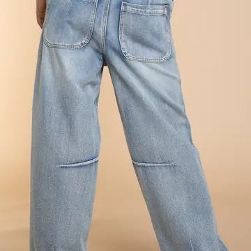 Denim Boyfriend Pants