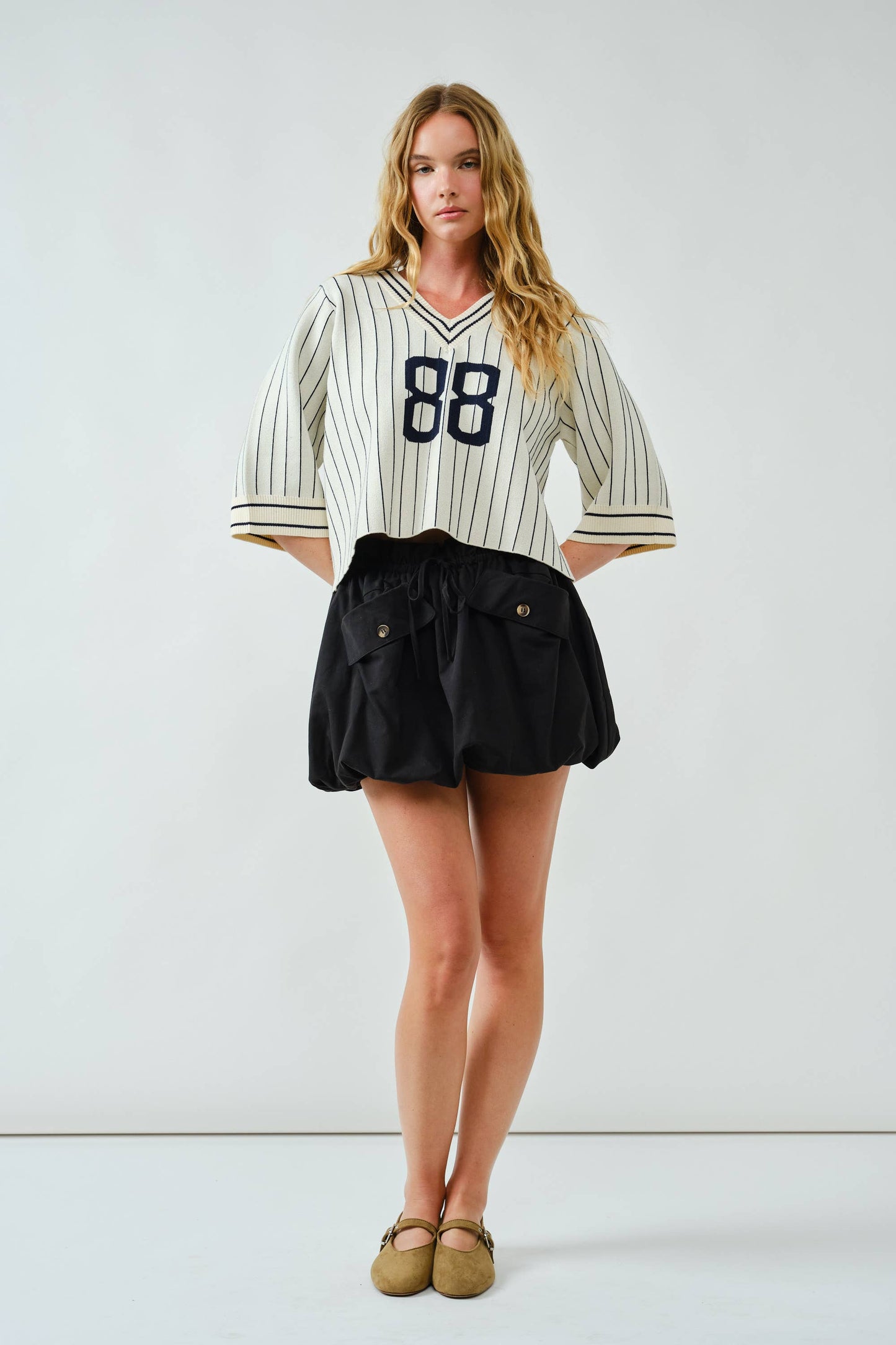 BUBBLE SKIRT WITH POCKET