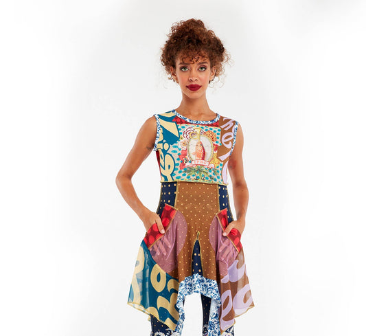 Gypsy Shirt - Ocean Washed Tiles