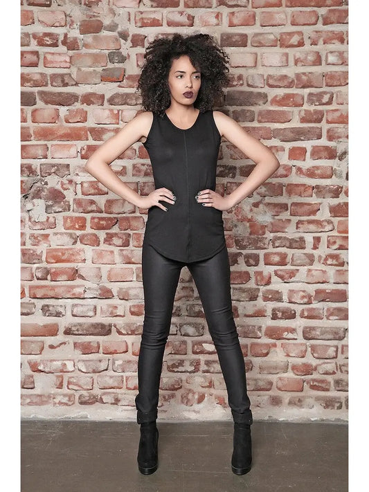 Classic Tank Top In Cotton Jersey