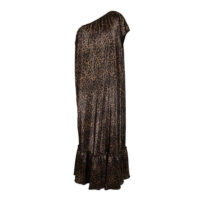 Panther Slink Pleated Maxi Dress
