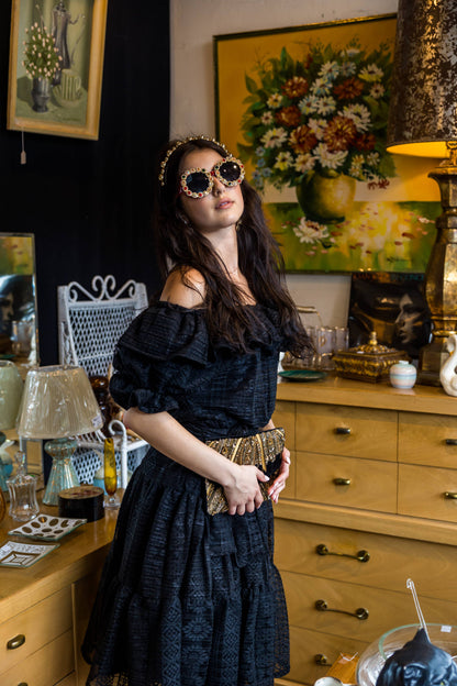 Black Lace Veranda Dress
