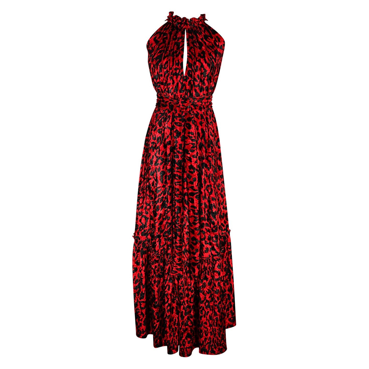 Vanya Rouge Maxi Dress