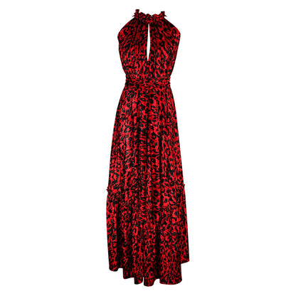 Vanya Rouge Maxi Dress