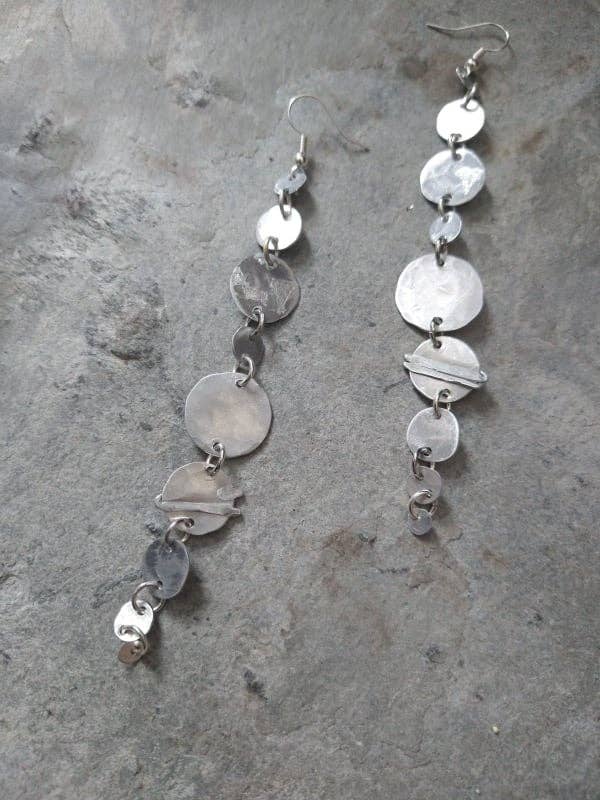 Large Solar System Earrings - Aluminum