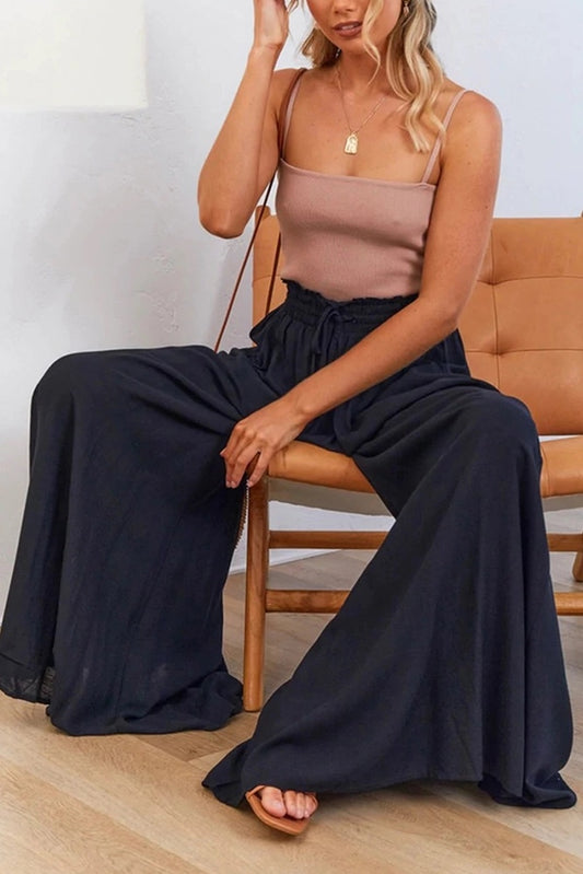 High Waist Wide Leg Pants