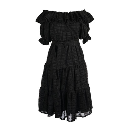 Black Lace Veranda Dress
