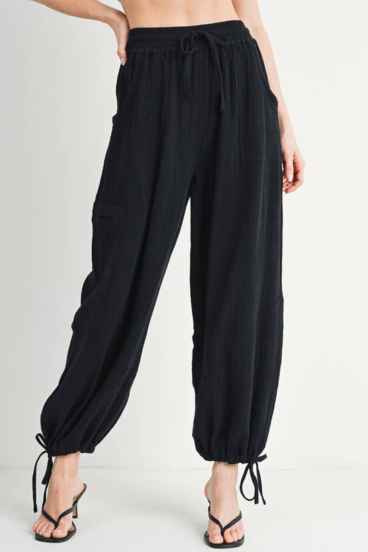 JOGGER HAREM DRAWSTRING PANTS