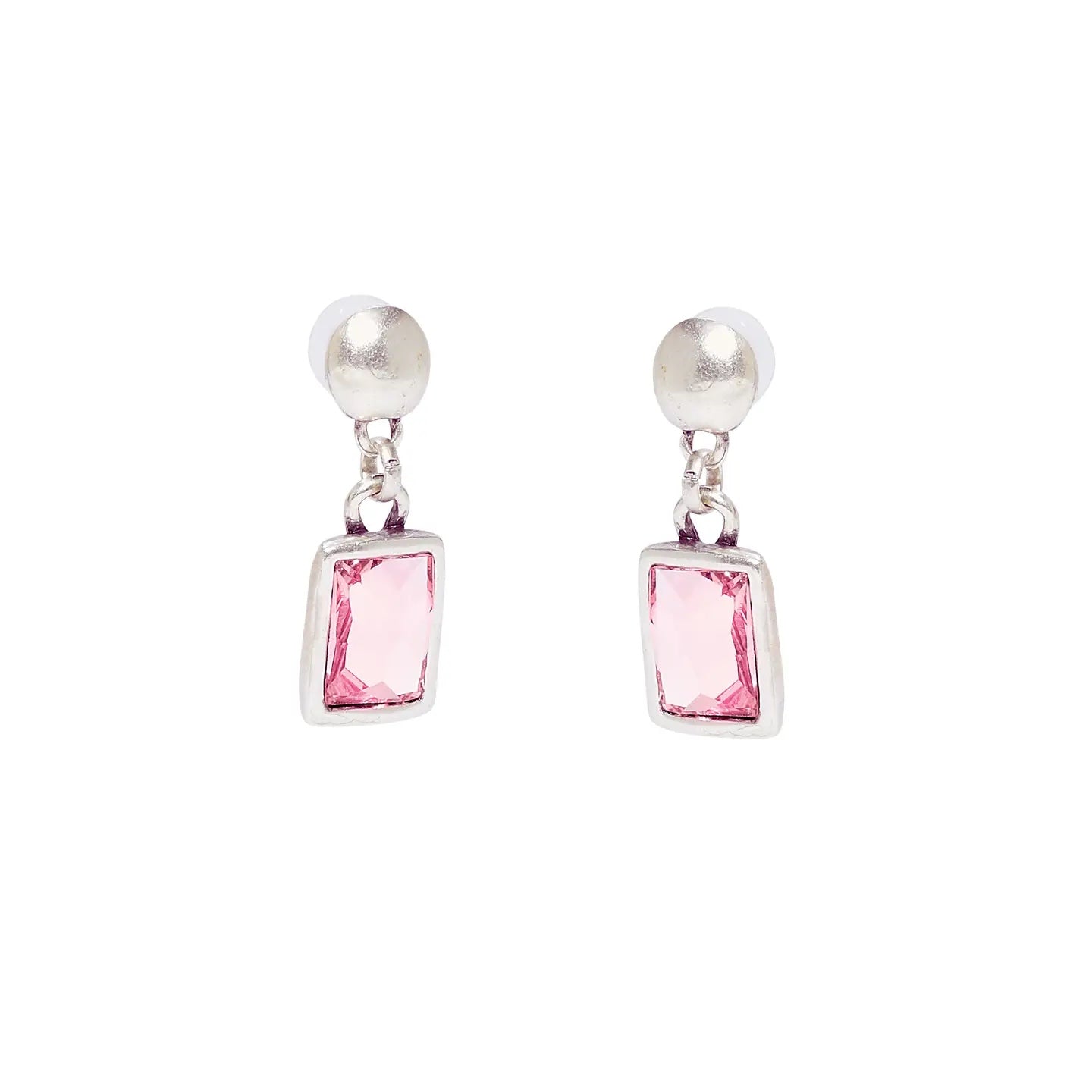 Pink Crystal Earrings