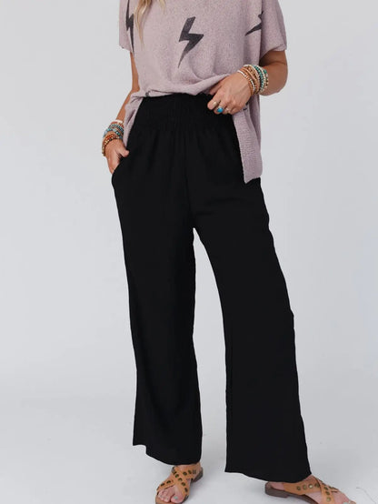 Slit Wide Leg Pant