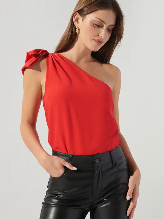 Portofino One Shoulder Top