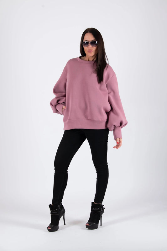 Sweatshirt Puff Sleeves Anji